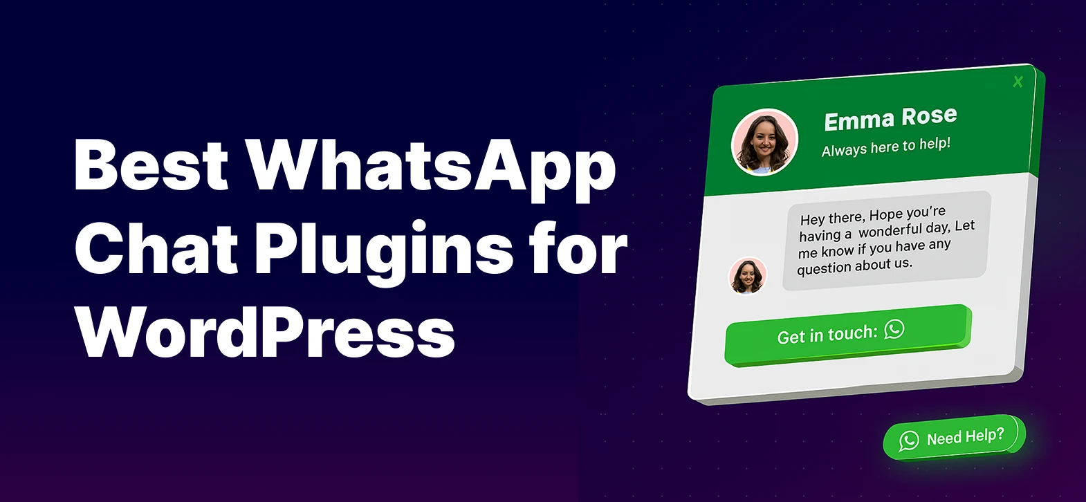 Best WhatsApp Chat Plugins for WordPress (Free & Pro)